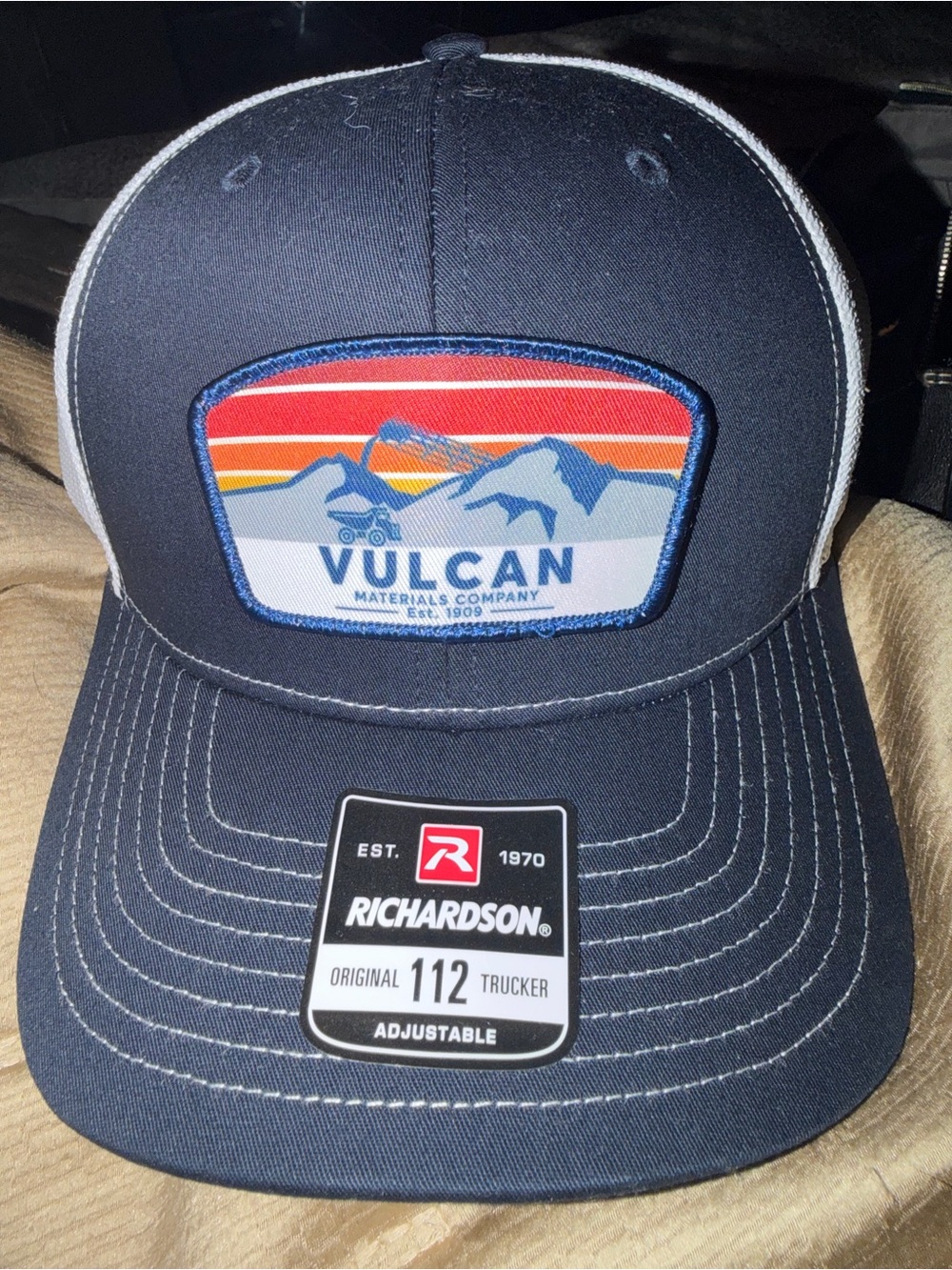 Vulcan Navy Richardson 112 Trucker Hat